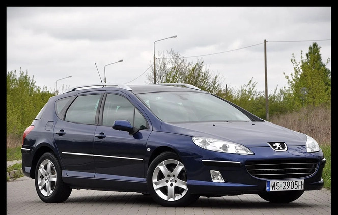 Peugeot 407 cena 15999 przebieg: 217000, rok produkcji 2008 z Siedlce małe 562